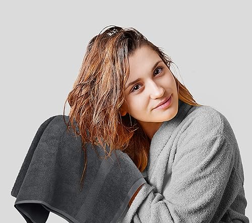 Miniatura 3 de Utopia Towels Lavish - Juego de toallas de baño de 21.16 ozm (2 toallas de baño, 2 toallas de mano, 4 toallas faciales) con 1 bata de baño de forro