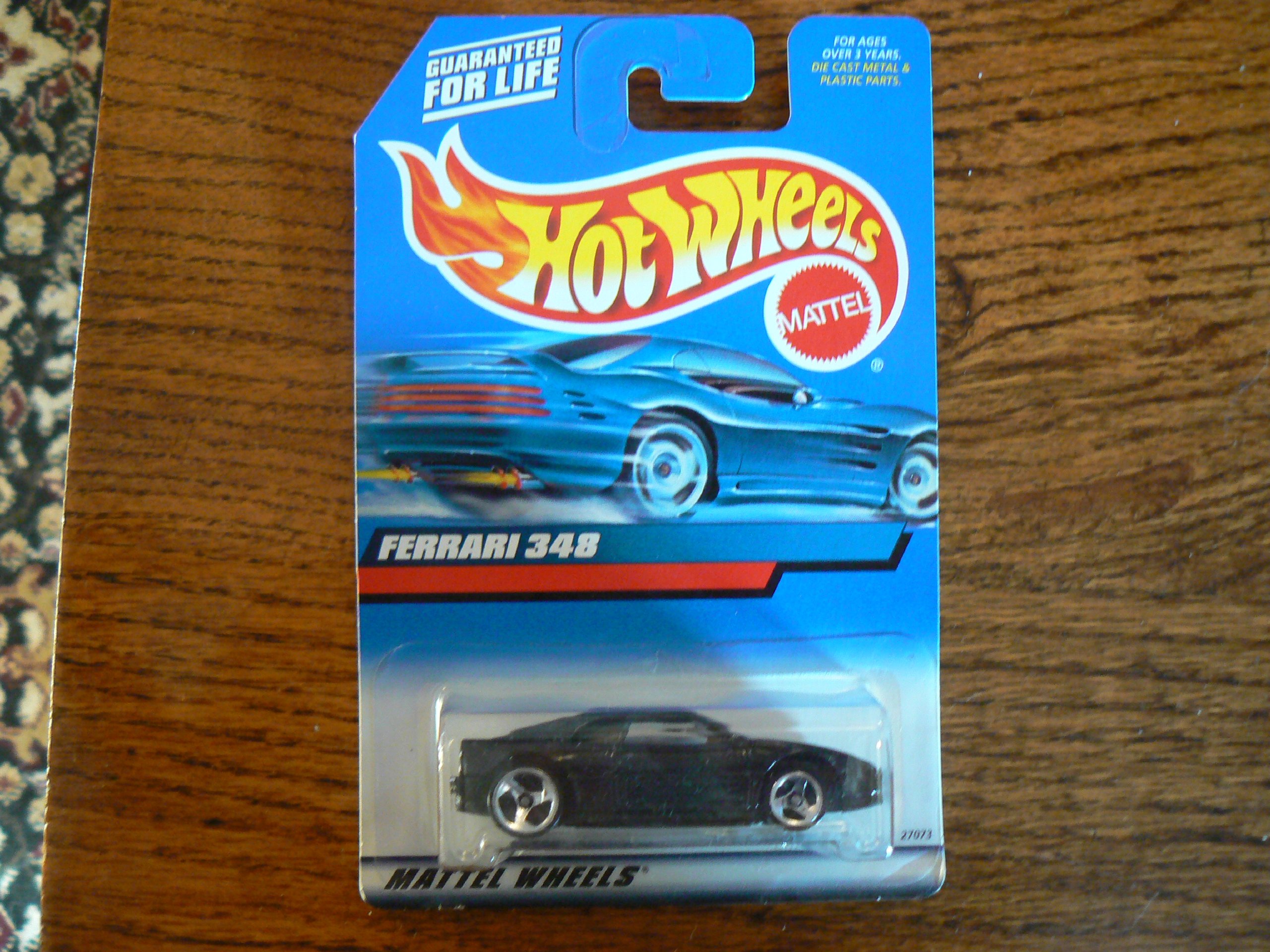 Amazon.com: Hot Wheels 2000#106 All Black Ferrari 348 : Toys & Games
