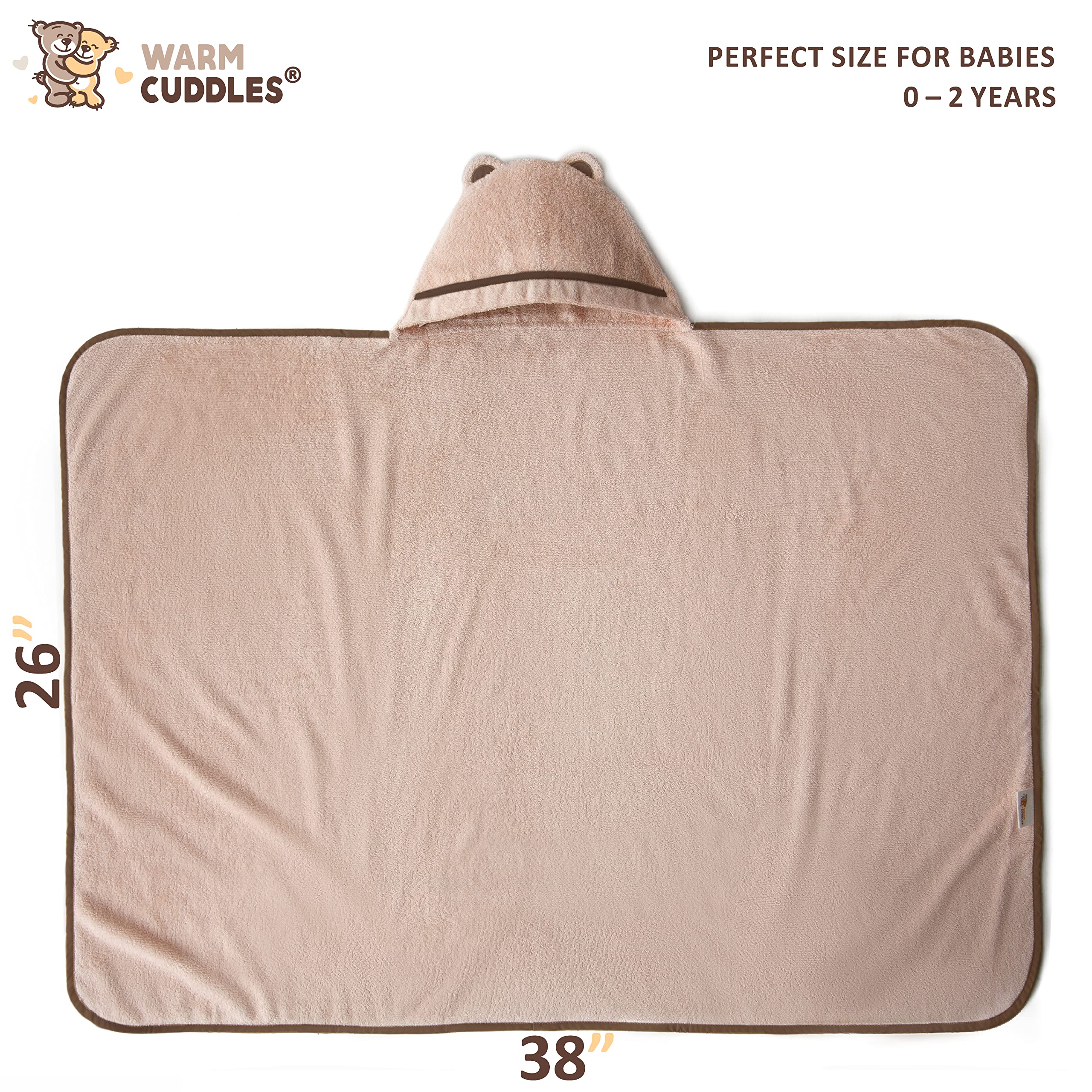 Serviette De Bain à Capuche Pour Enfants Et Nouveaux-nés, Douce Et