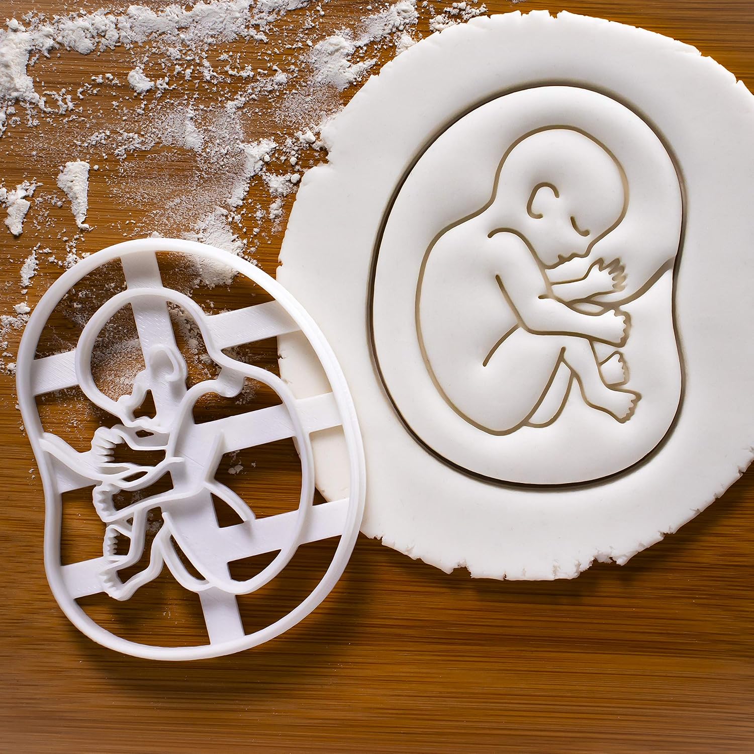 20-week Fetal Development cookie cutter, 1 piece - Bakerlogy