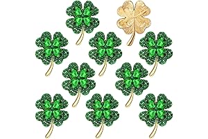 Delicate Charm of Irish Tradition: 10 Exquisite Shamrock Pins and Brooches