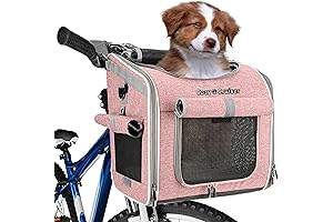 Spacious Dog Bike Basket: Ultimate Comfort and Safety for Small Dogs on Rides