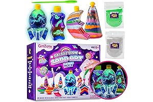 Make Beautiful Sand Masterpieces with GirlZone Galaxy Glow Sand Art Kit!