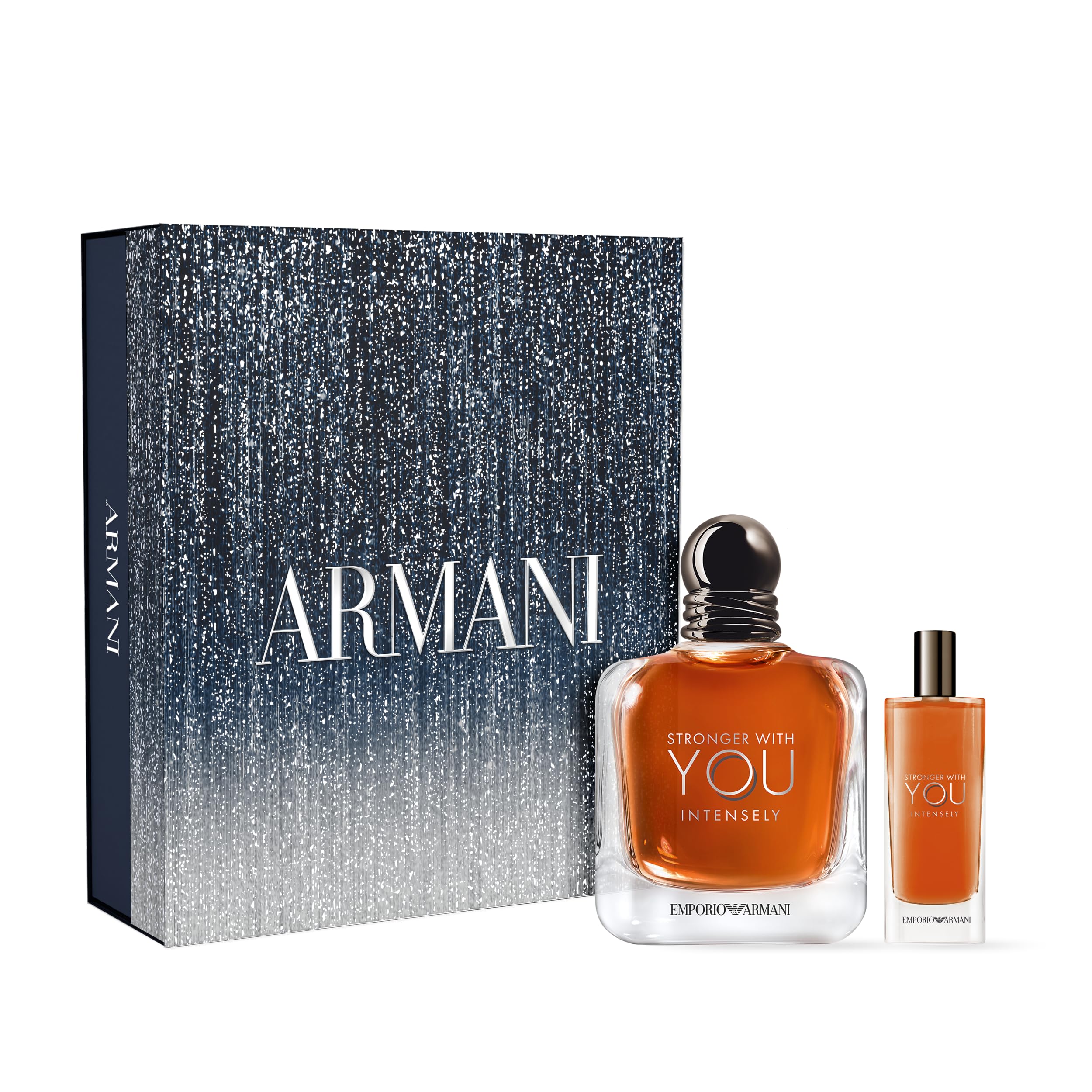 Armani Beauty - Stronger With You Intensely - Cologne for Men - Foug re Ambery Woody Mens Fragrance