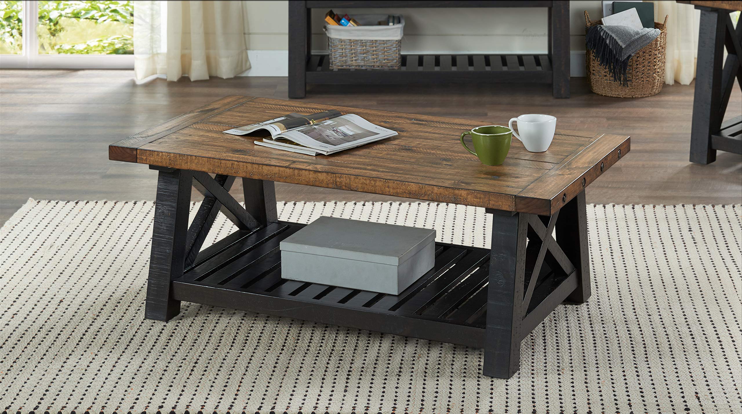Martin Svensson Home, Coffee Table, Black Stain and Natural