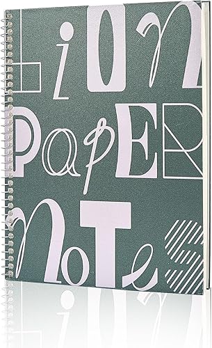 Cuaderno de letras americanas en espiral, tapa dura, papel a rayas universitarias, cuaderno de notas encuadernado con bolsillo para oficina, trabajo