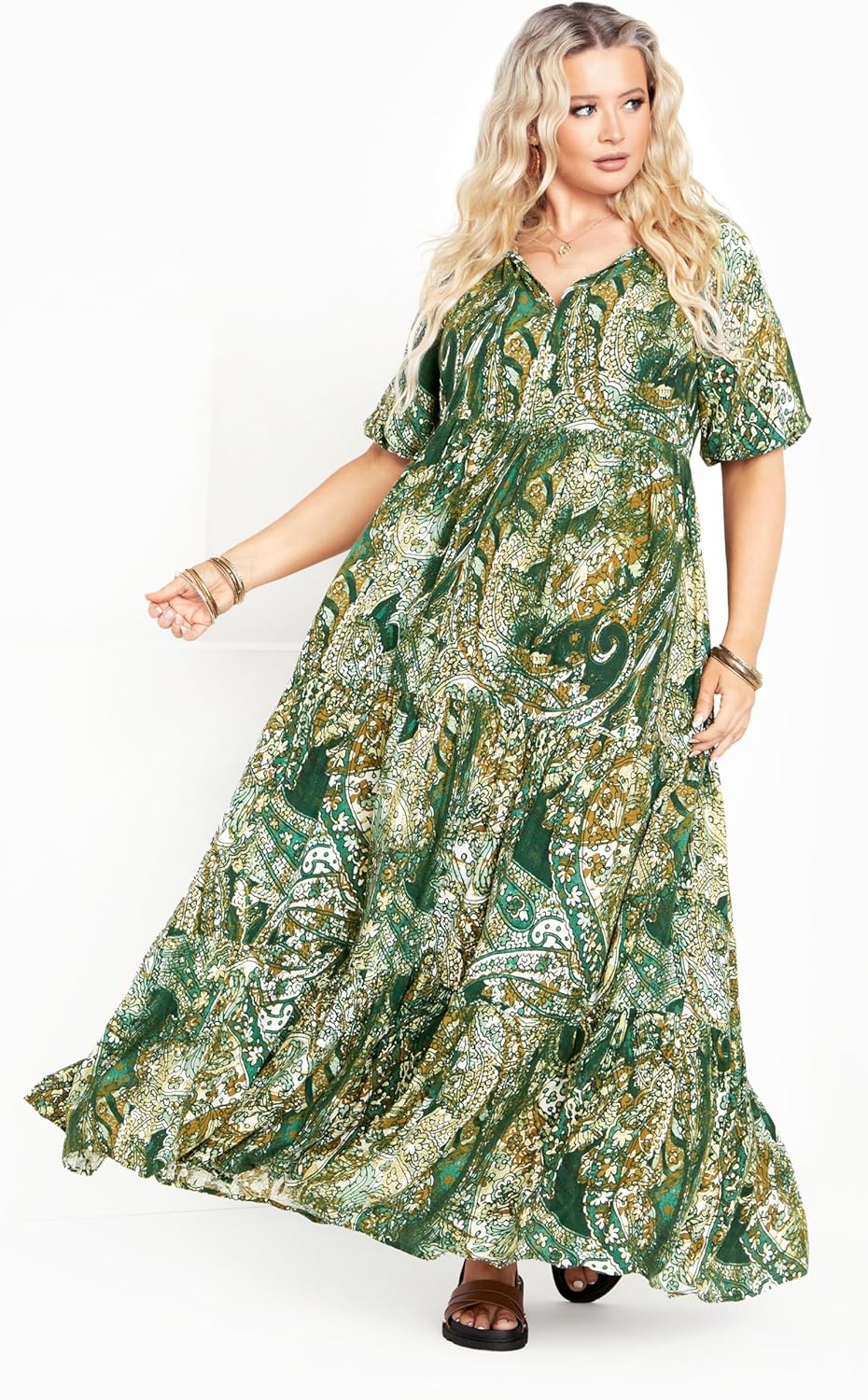 macy's fall maxi dresses Macy V-Neck Maxi Dress main image 1