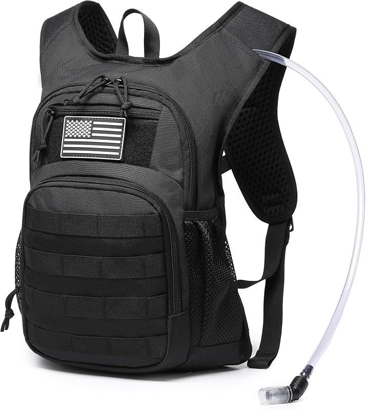 Hydration Backpack with Water Bladder for Hiking Tactical Hydration Pack for Men Women Molle Water Backpack for Hiking