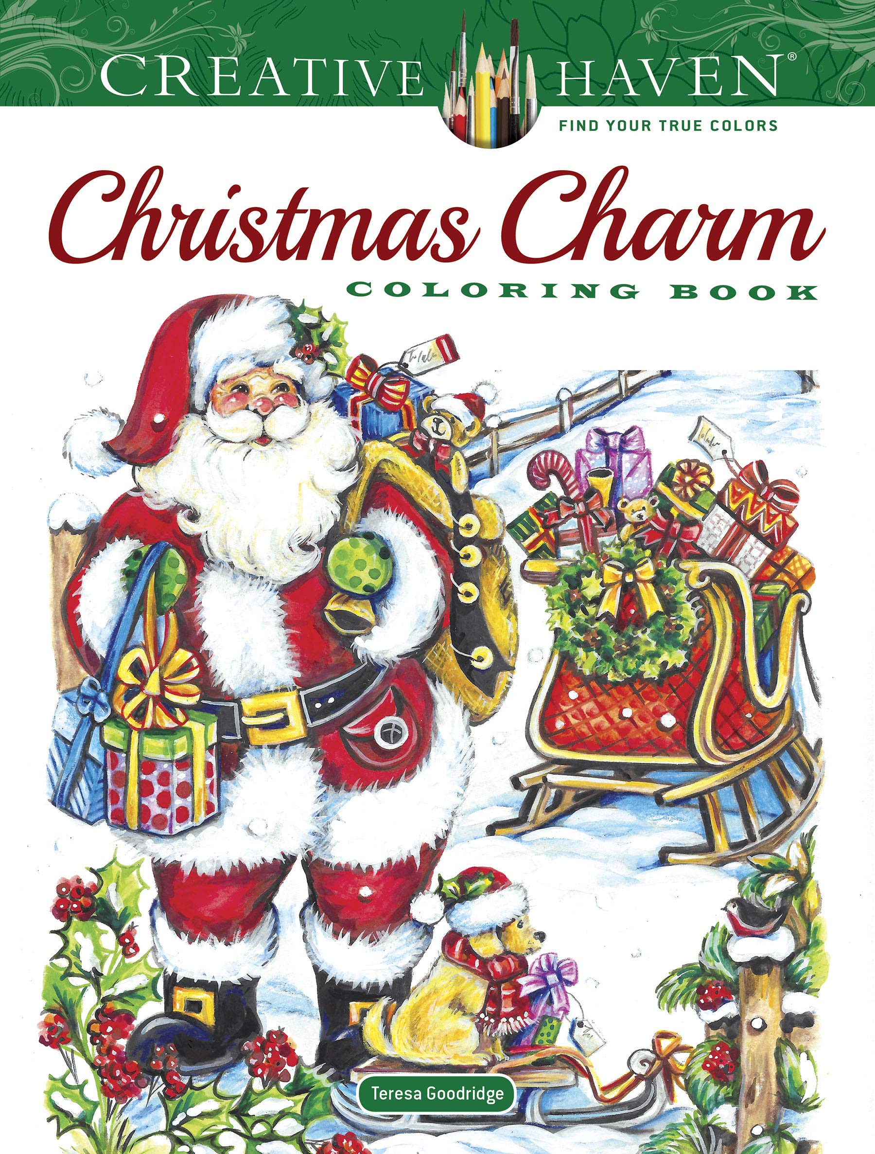 Creative Haven Christmas Charm Coloring Book Paperback – Coloring Book, 30 Oct. 2020