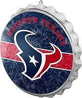 Vista 10 de NFL Team Logo Distressed Metal Hanging Wall Bottle Cap Sign