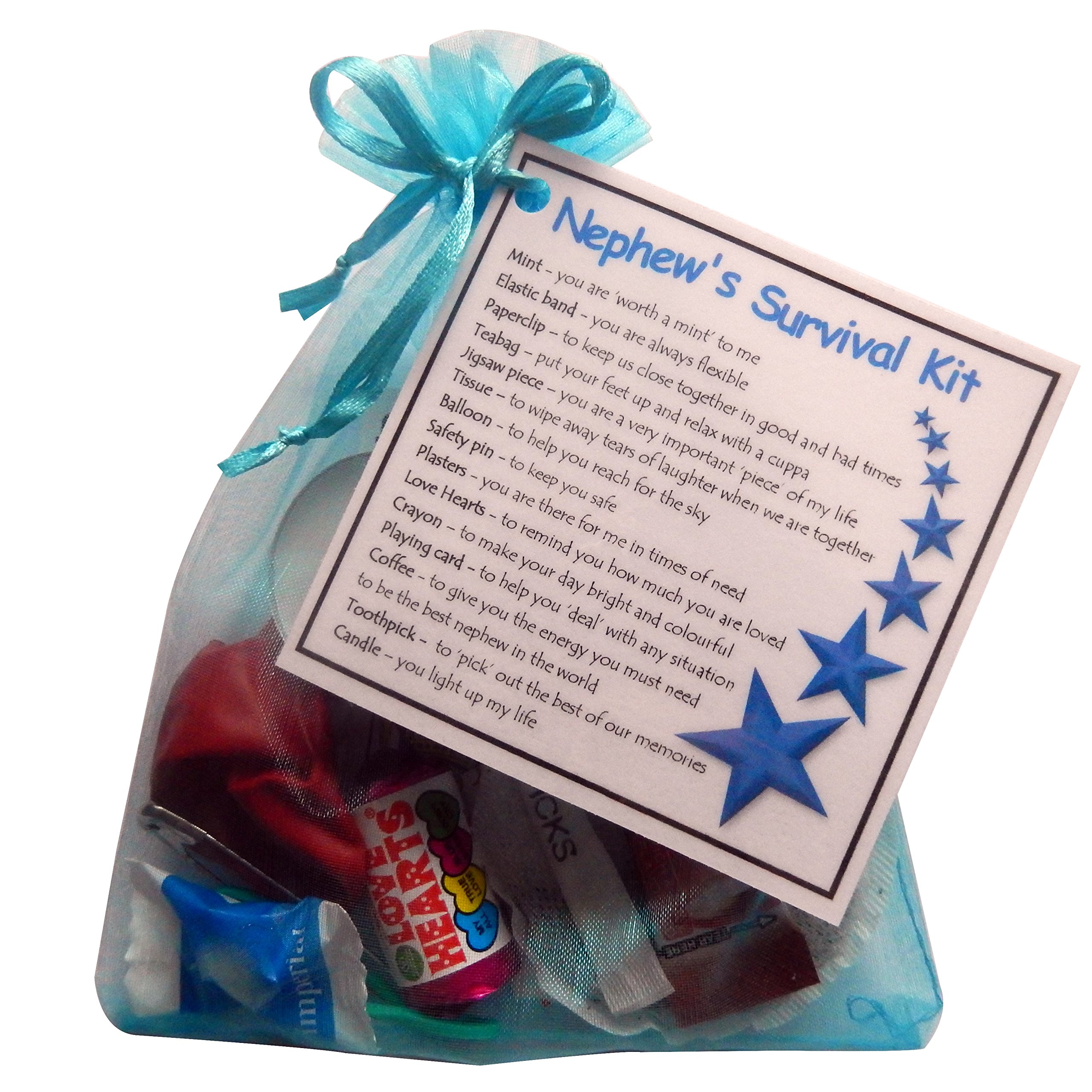 Smile Gifts Uk Blue Nephew's Survival Kit Nephew Gift