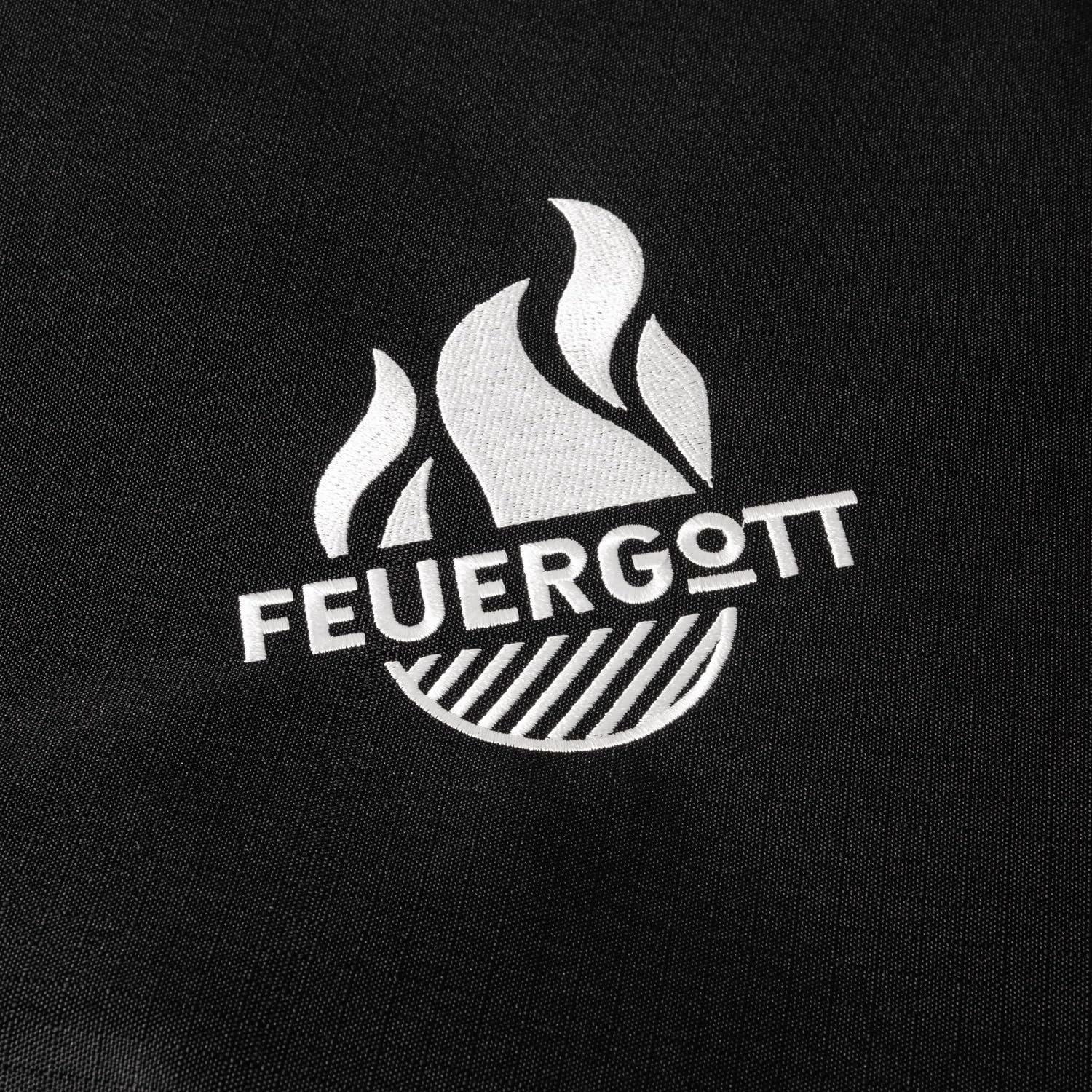 Transporttasche für Dutch Oven 4,5 l und 6,5 l Schwarz Polyester Tragetasche für Feuertopf Aufbewahrungstasche mit Netztaschen Reißverschlussfach Außentasche