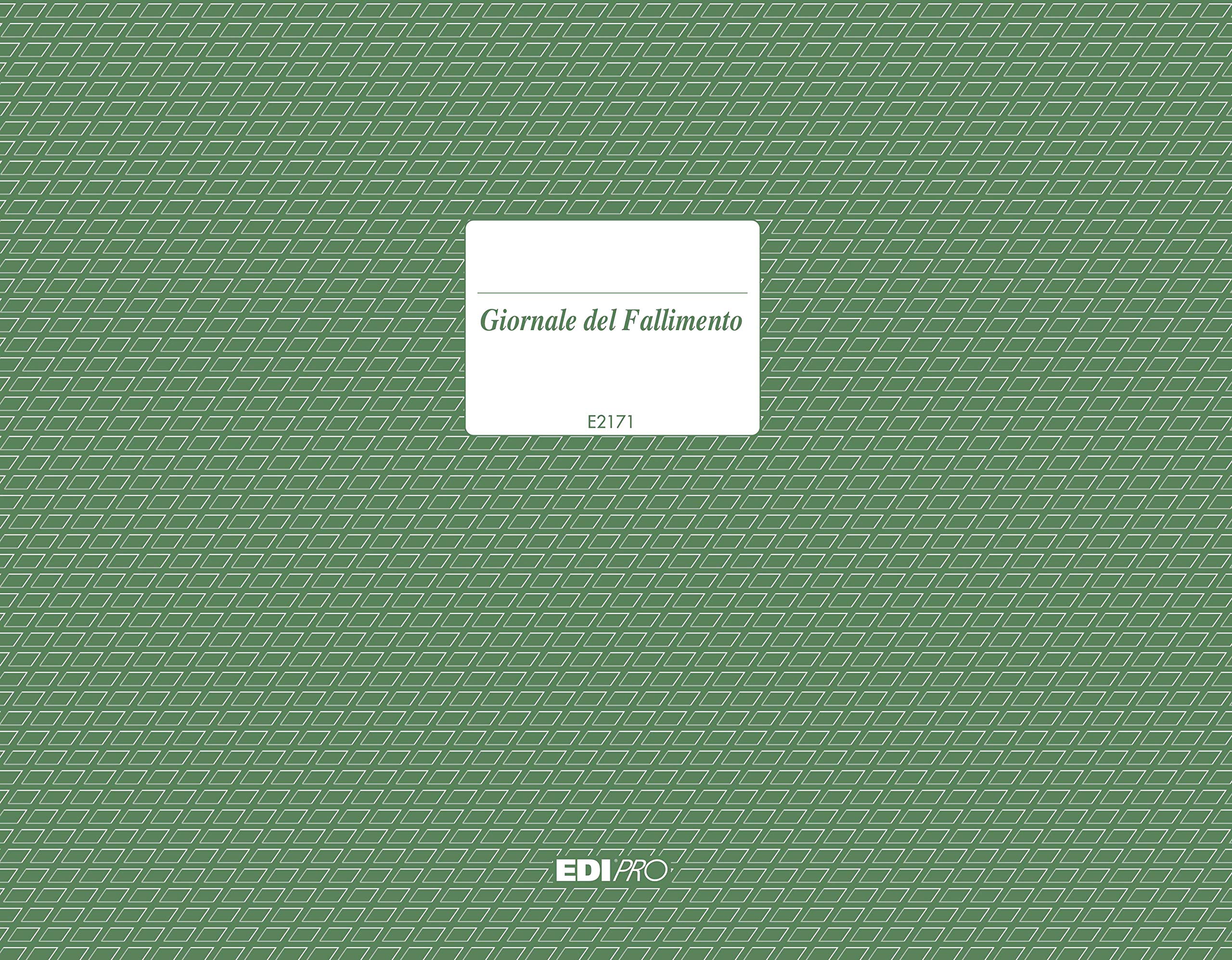 Edipro E2171 Failure Journal 19 Numerated Pages F.to 31 x 24.5