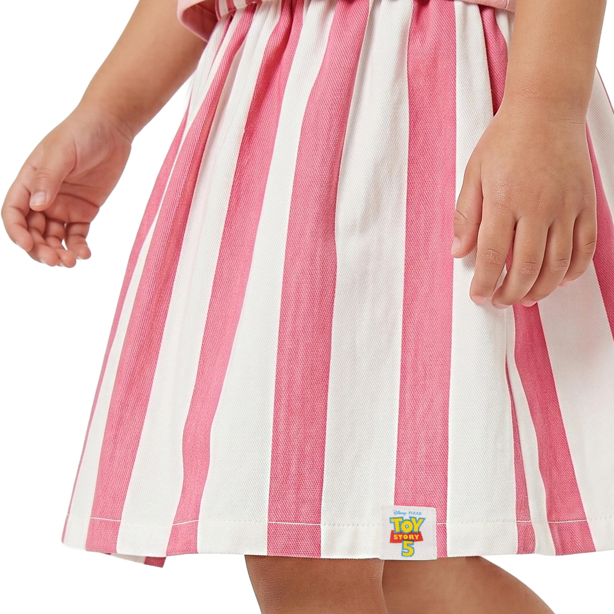 Disney Toy Story Conjunto Jessie 2 Piezas para Niña, Camiseta Niña Boxy y Falda Tutu Rayada