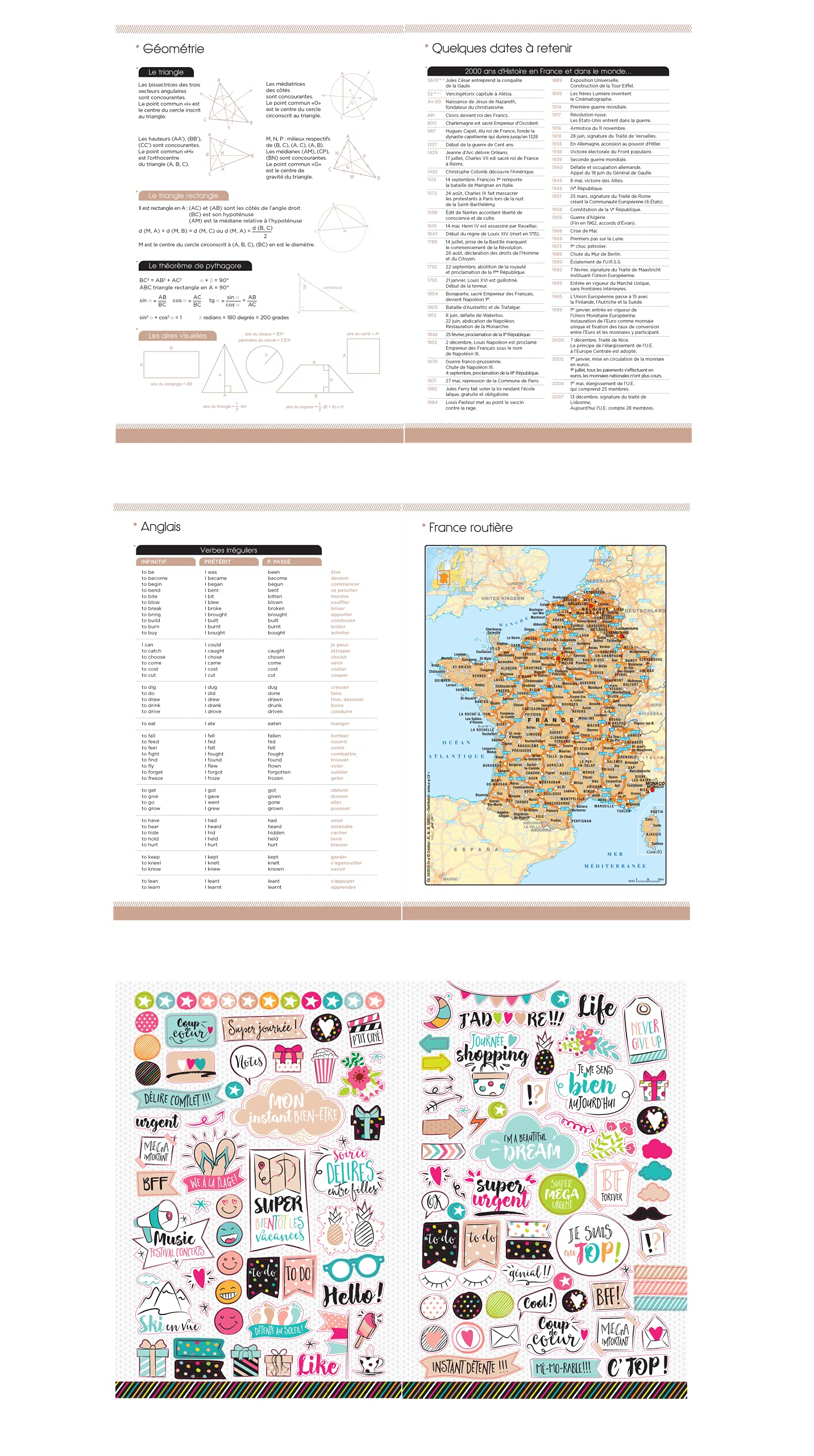 Agenda Scolaire 1 Jour/page - 2025 - 2026 OXFORD : L'agenda