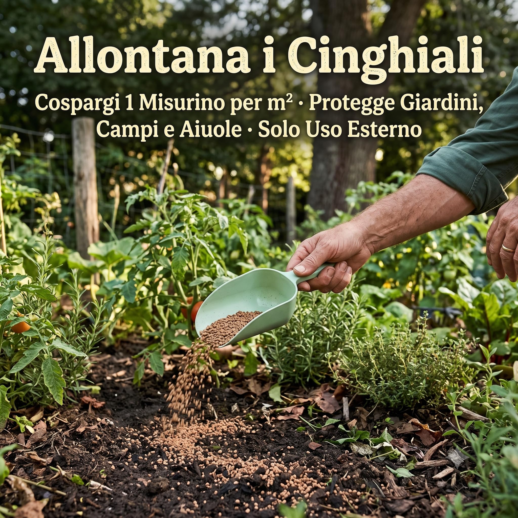 Lemag Disabituante Cinghiali Granulare 2,5 Kg – Repellente Granuli per Allontanare i Cinghiali da Giardini Campi e Aiuole – Non Uccide gli Animali – Previene il Ritorno – per Uso Esterno