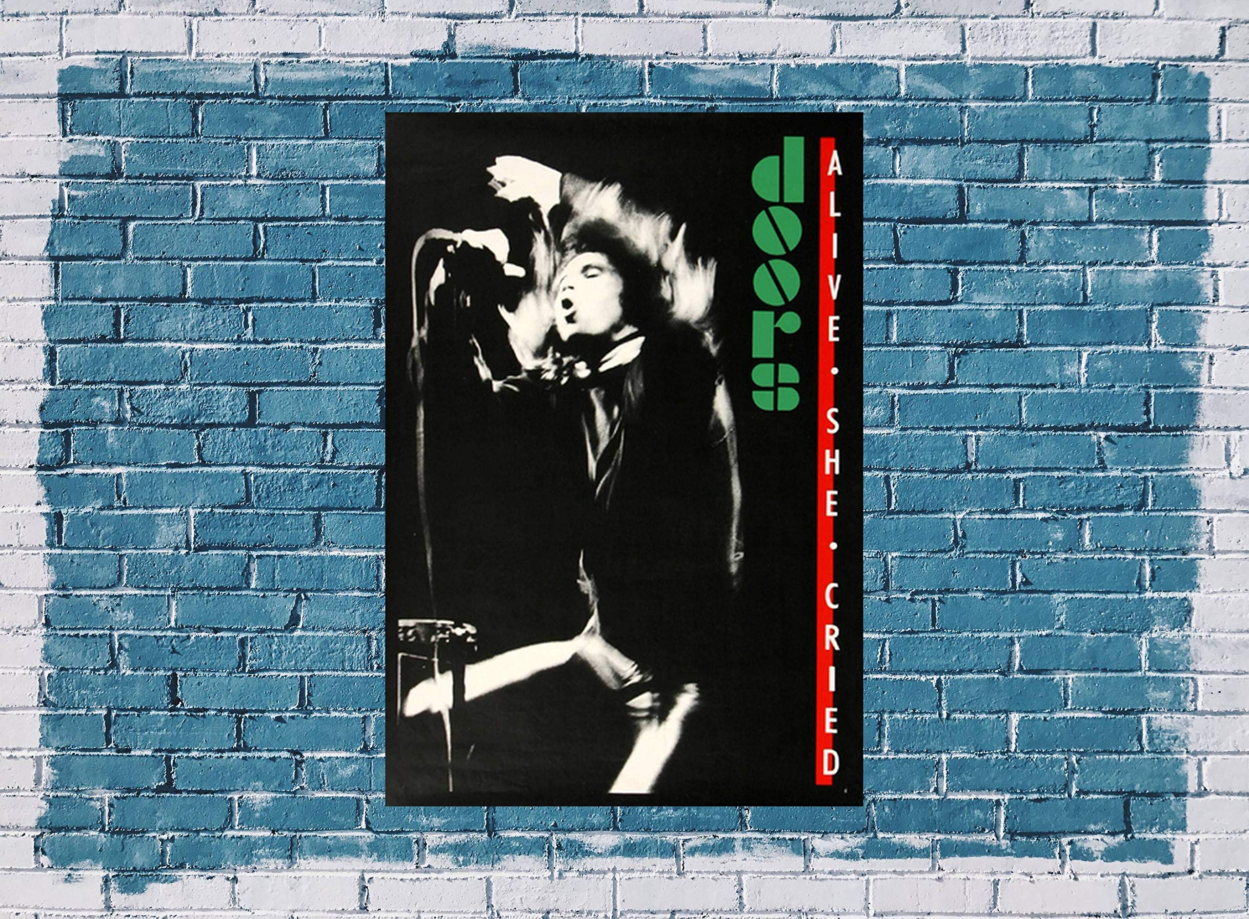 The Doors - Alive She Cried, 1983 » Konzertplakat/Premium Poster | Live Konzert Veranstaltung | DIN A1 «