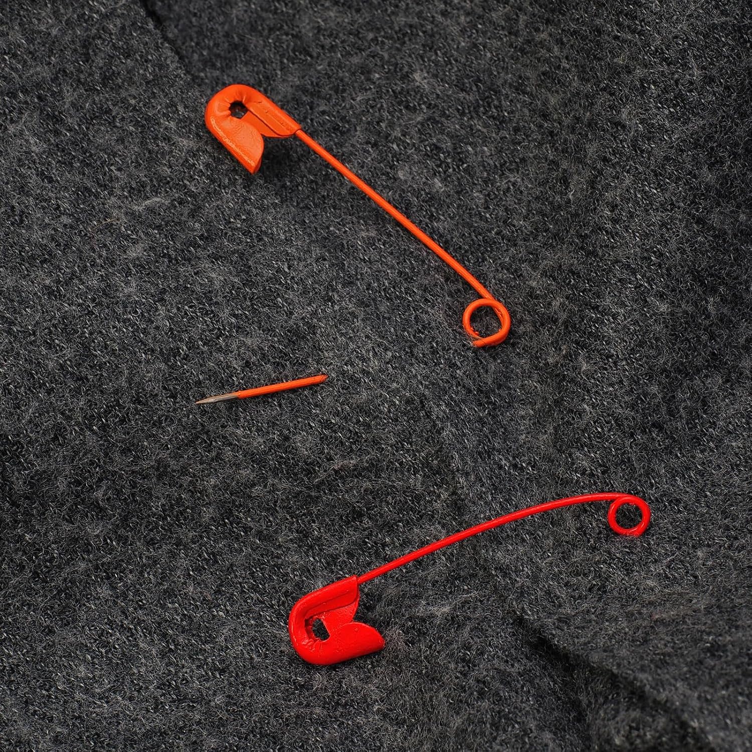 38mm Safety Pins, 120Pcs Multicolored Metal Safety Pins Bulk, Rust-Resistant Clothing Tag Pins with PP Box, Versatile for Sewing, Crafting, Quilting, DIY Projects & Fashion Accessories