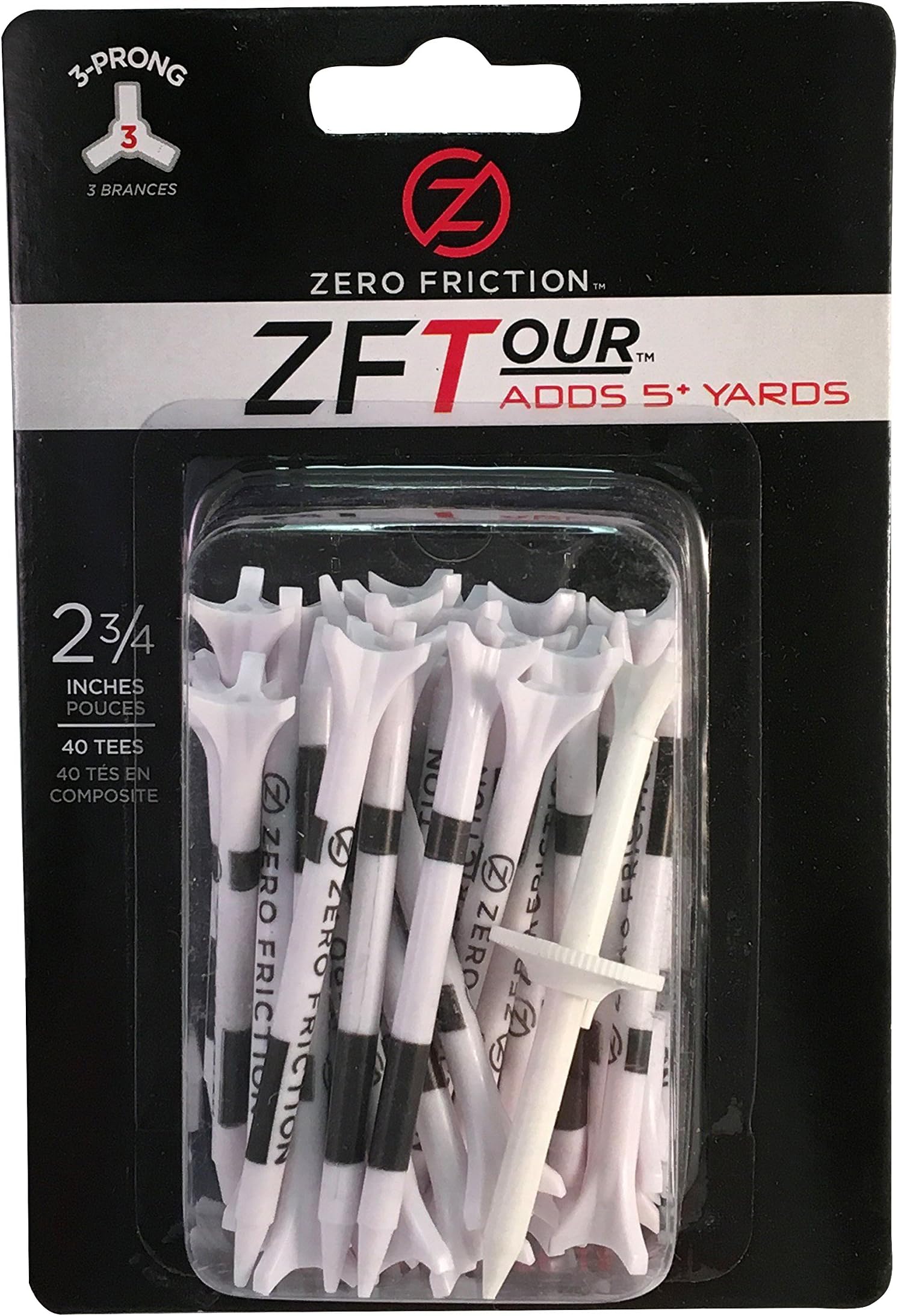 Zero Friction Tour Golf Tees