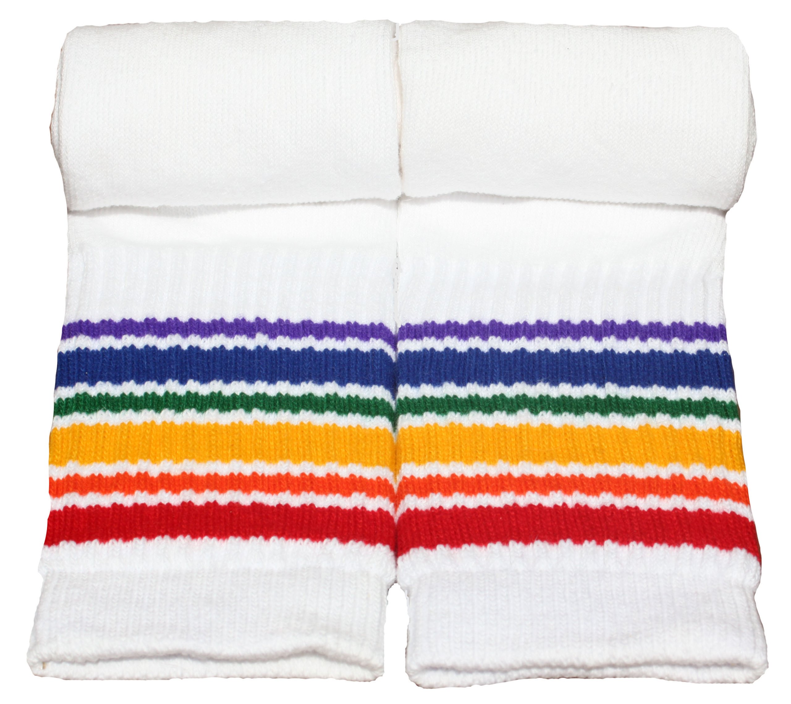 Rainbow 22" Knee High Tube Socks
