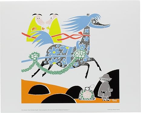 Amazon 正規輸入 フィンランド Putinki プティンキ ムーミン カラーミニポスター プリマドンナの馬 Ptk アニメ 萌えグッズ 通販