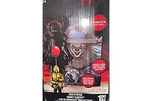 Holiday Gemmy IT Pennywise Halloween Animated Light Up Projection Silhouette Pennywise