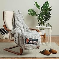 Vista 27 de FOCO Manta Sherpa de nube con logotipo grande del equipo de la NFL, 60 x 70 pulgadas