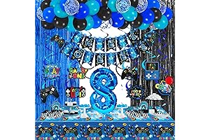 Premium Level 8 Birthday Decorations Kit for Boys