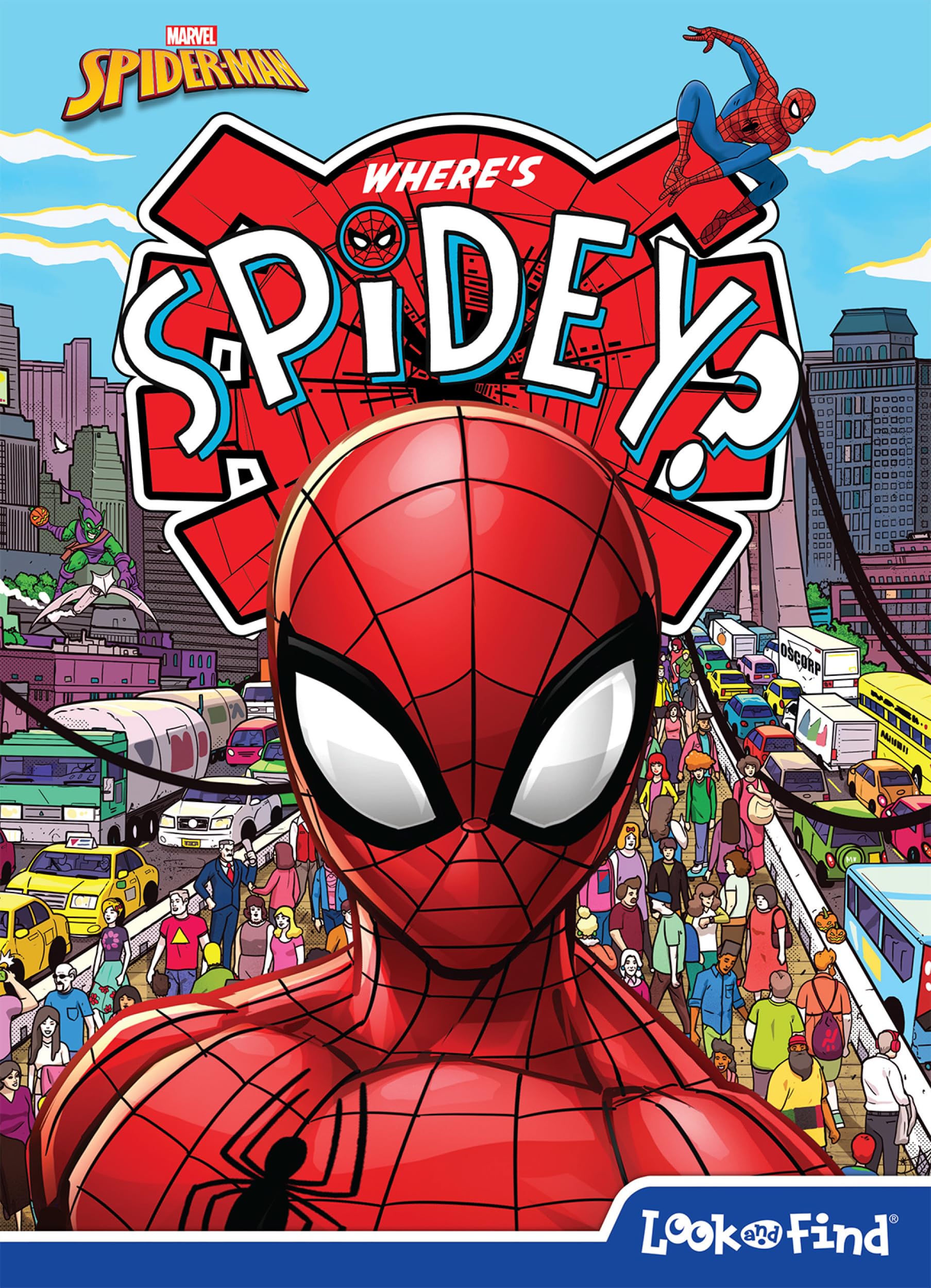 Marvel Spider-man - Where's Spidey? Look and Find Activity Book - PI Kids
