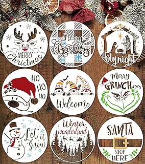 Large Christmas Stencils For Wood Picks collage image 3