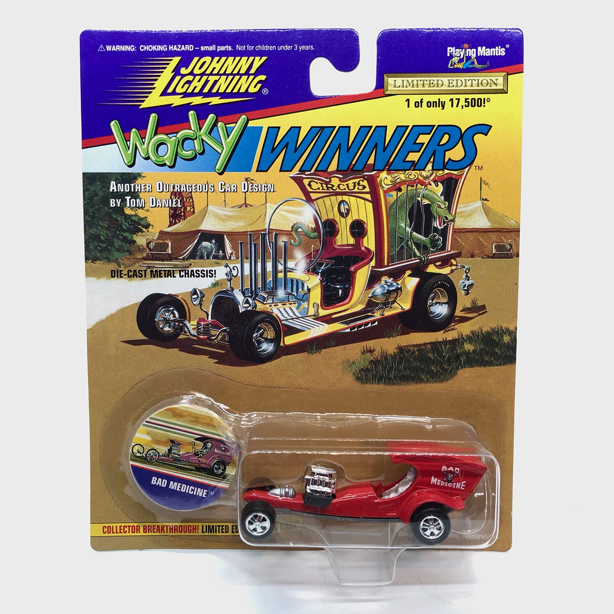 Johnny Lightning Bad Medicine (Red) Tom Daniel Wacky Winners