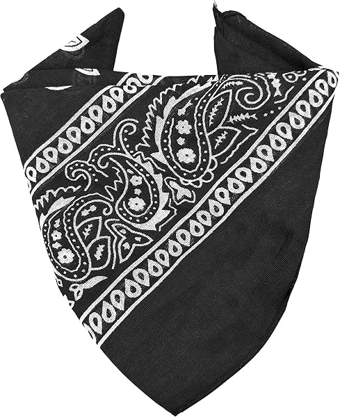 JOPHY & CO. 100% algodón BANDANA SET 3/5/10 para Mujeres Hombres Niños Unisex Único y/o Paisley Pattern COD. A644 - 2