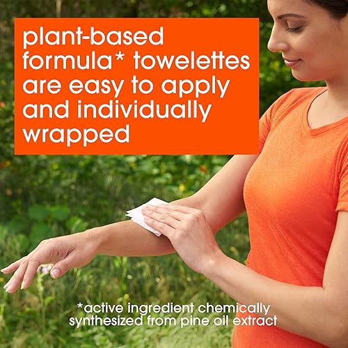 Miniatura 2 de OFF! Botanicals - Toallas repelentes de insectos (10 unidades), paquete de 8