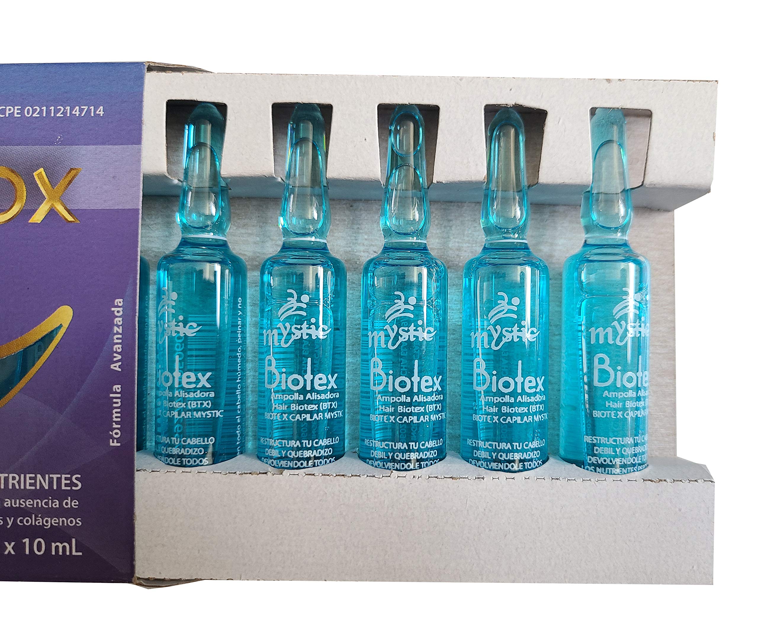 Amazon.com : Mystic Biotex Ampoule Anti-Frizz, Restores and