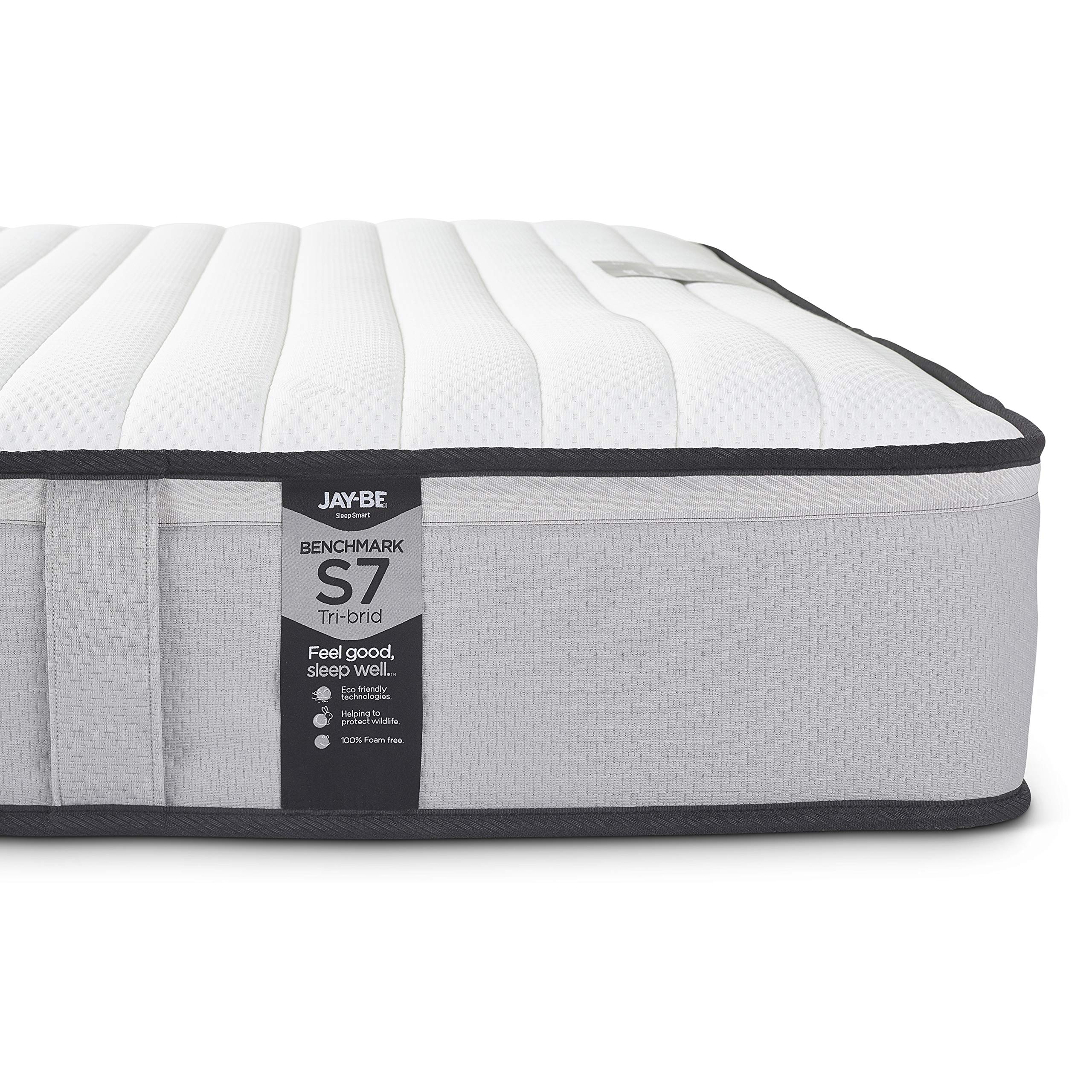 Jay-Be Benchmark S7 Small Double Tri-Brid Eco-Friendly Mattress