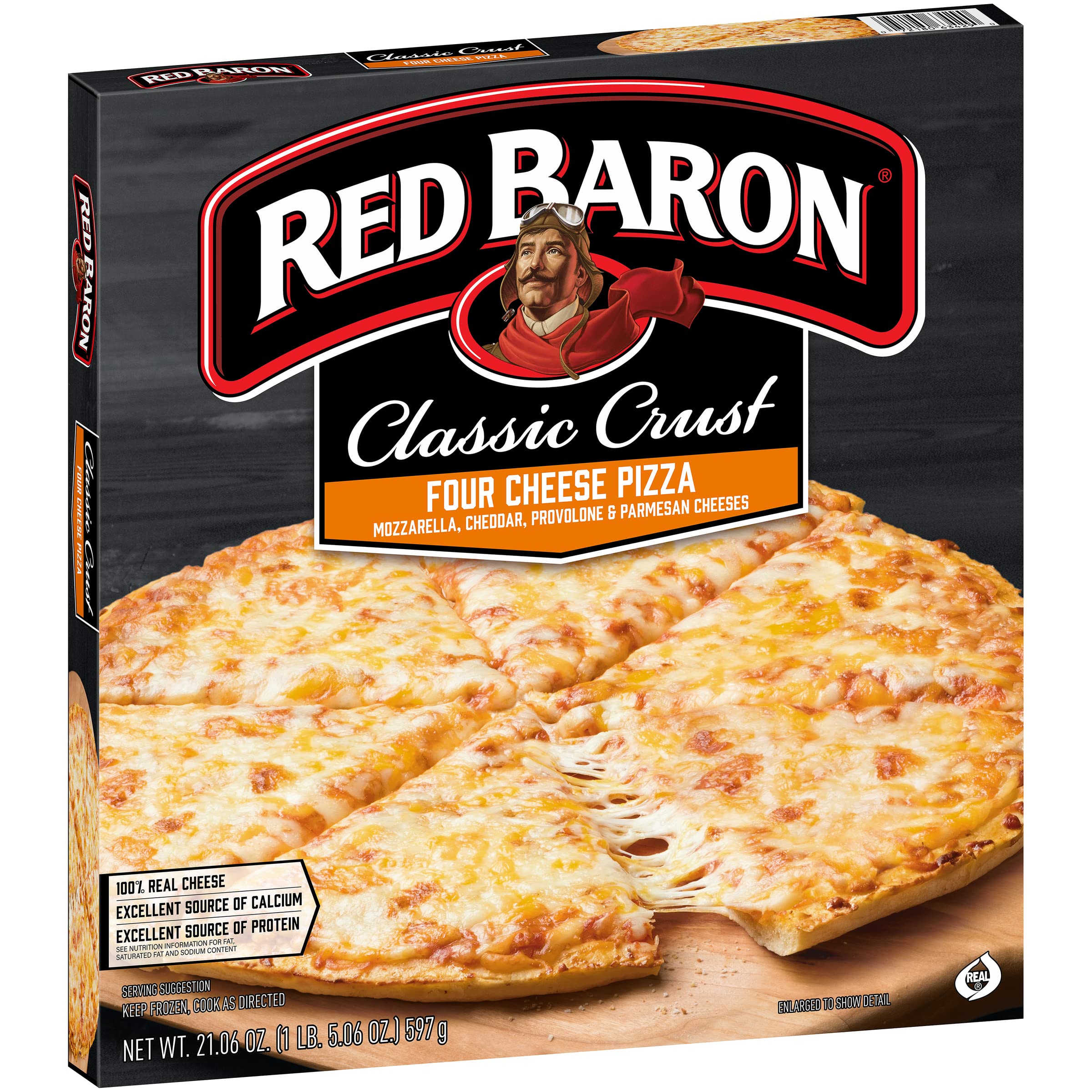 Red Baron Classic Four Cheese Pizza Frozen 21 06 Oz — view 5