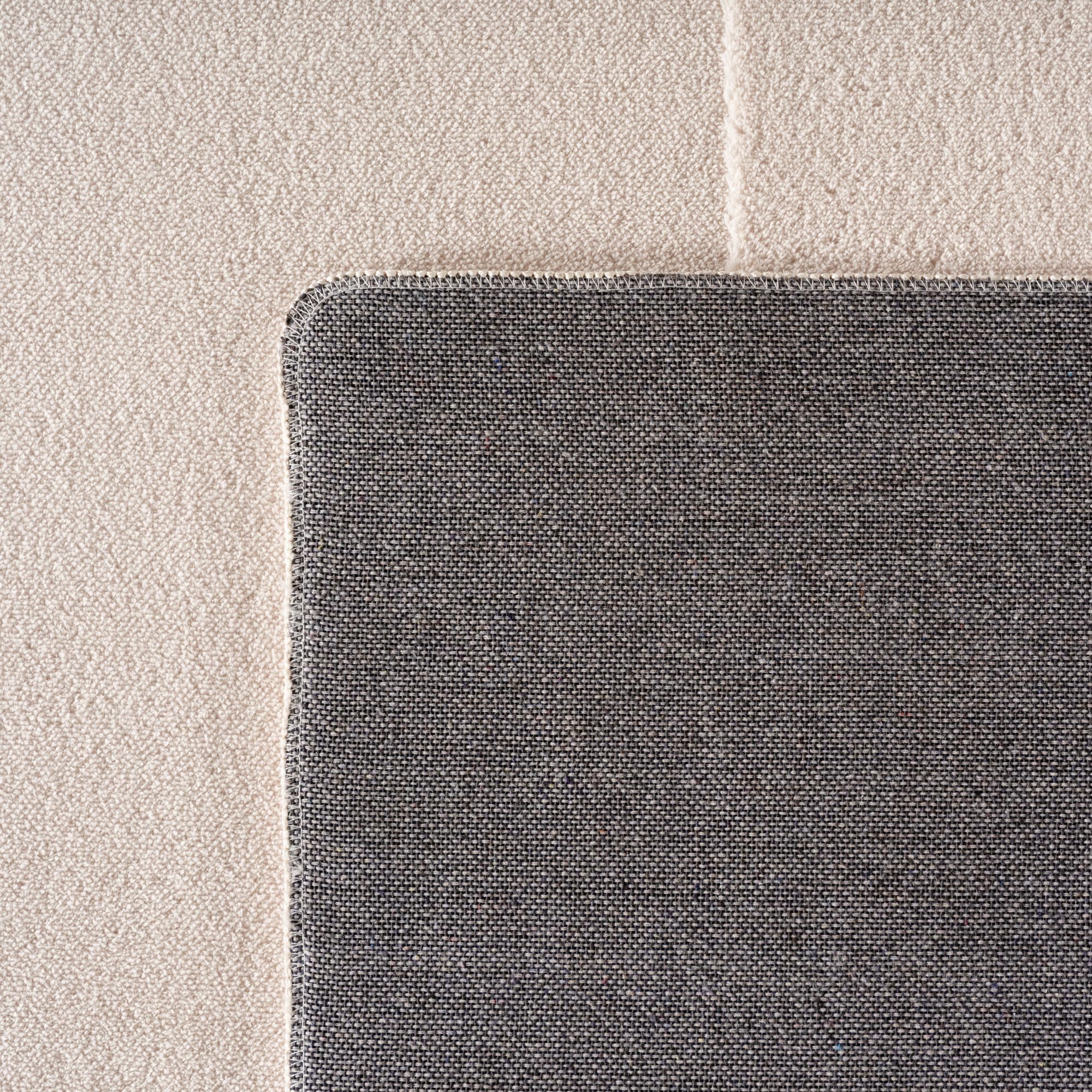 HomebyHome Tapis bohème 160 x 230 cm crème Poils courts scandinaves doux Effet 3D Lavable et facile d'entretien Moderne pour salon, salle à manger ou chambre