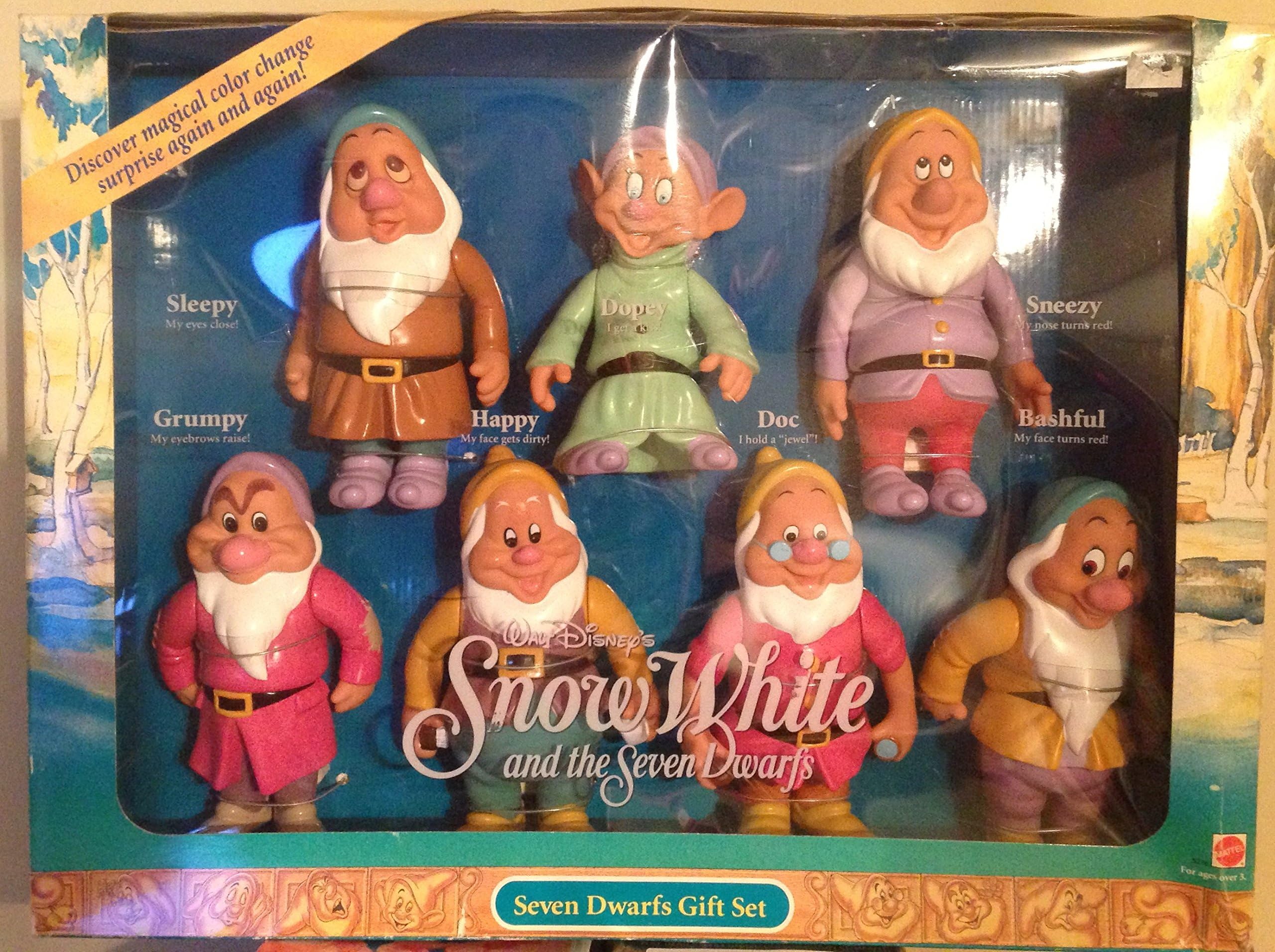 Mattel Walt Disney's Snow White and The Seven Dwarfs - Seven Dwarfs Gift Set (1992