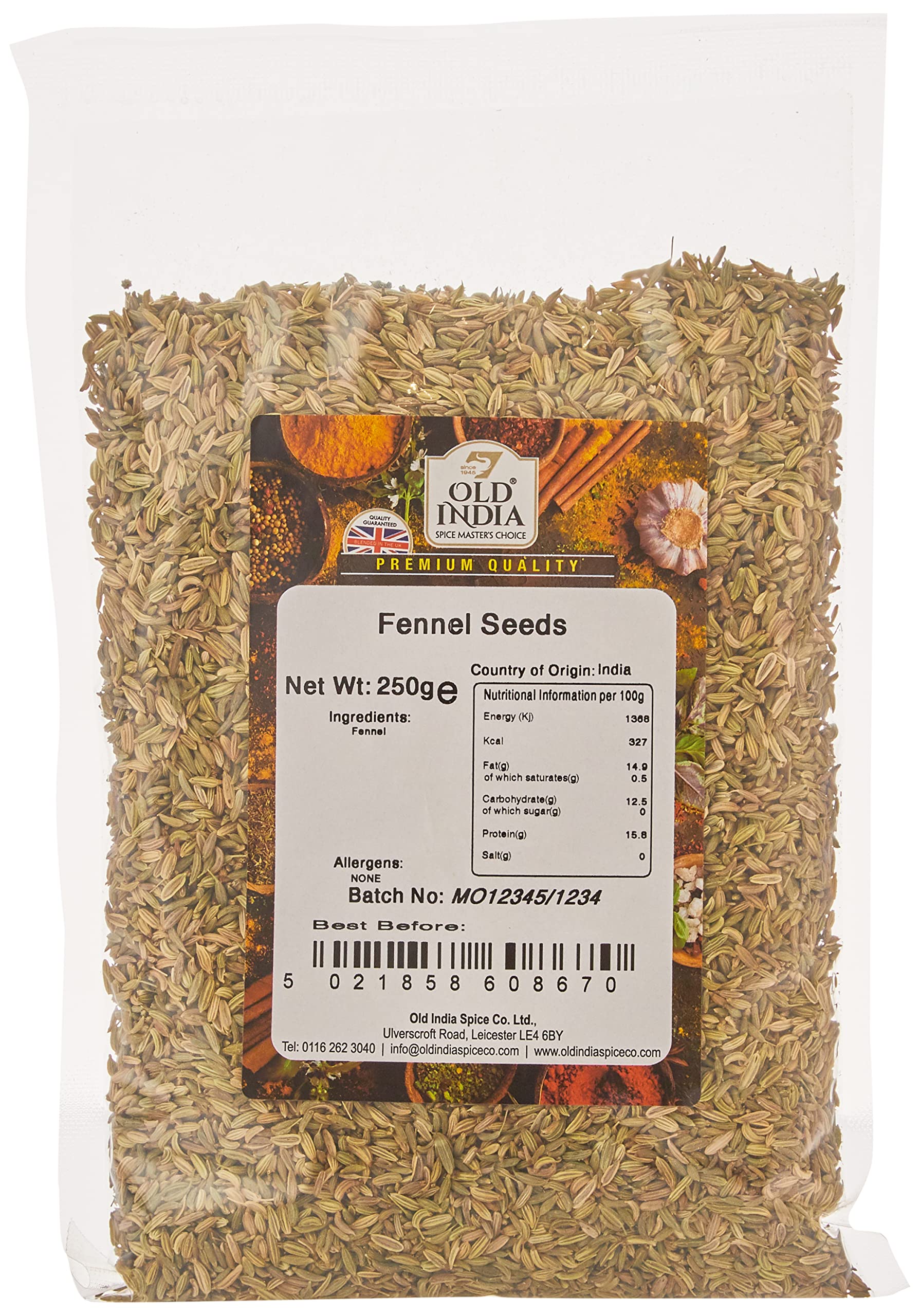Old IndiaFennel Seeds 250g