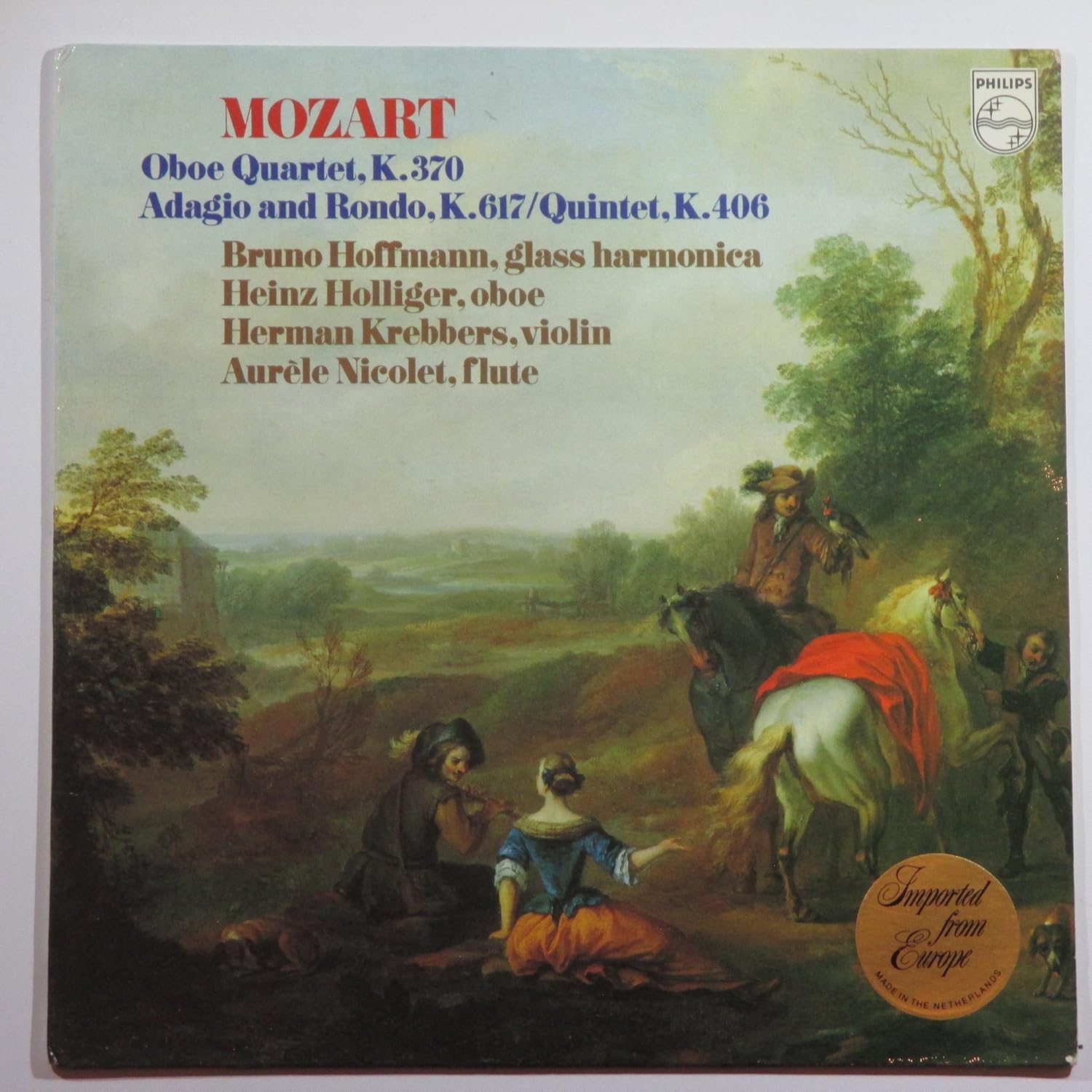Mozart Oboe Quartet & Adagio and Rondo Bruno Hoffmann, Heinz