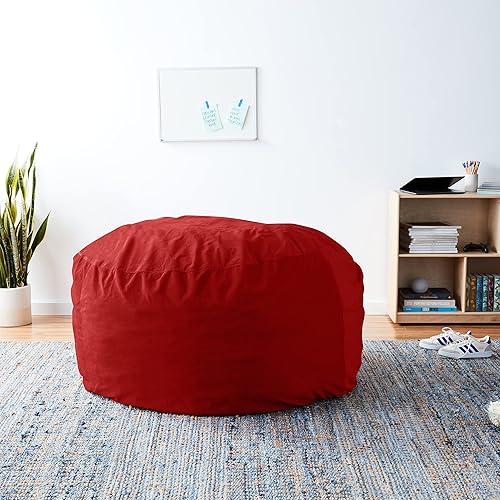 Miniatura 200 de Chill Sack - Funda para puf Microgamuza - Carbón - Solo funda,Microsuede - Chocolate - Solo funda,Microsuede - Azul marino - Solo funda,Guijarro -