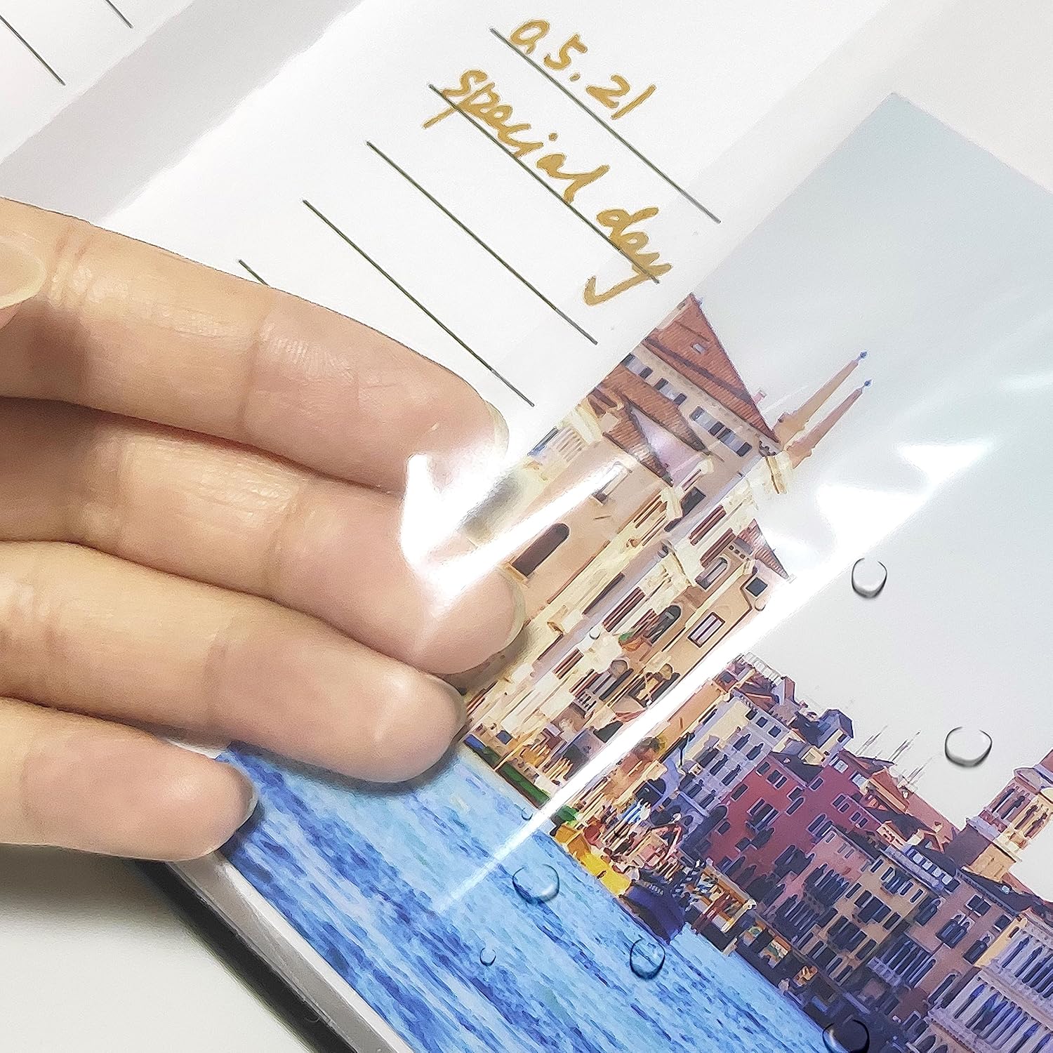 Holoary Photo Album 4x6 160 Photos Two Pictures Per Page, Memo Writing Area for Each Pocket, 160 Pockets 4”x6”, Printed Book Cover Travel Design Natural Beach Vacation Honeymoon Memories - Image 8