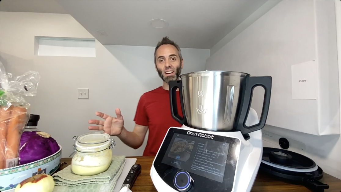 Making Coleslaw in ChefRobot Smart Food Processor UltraCook