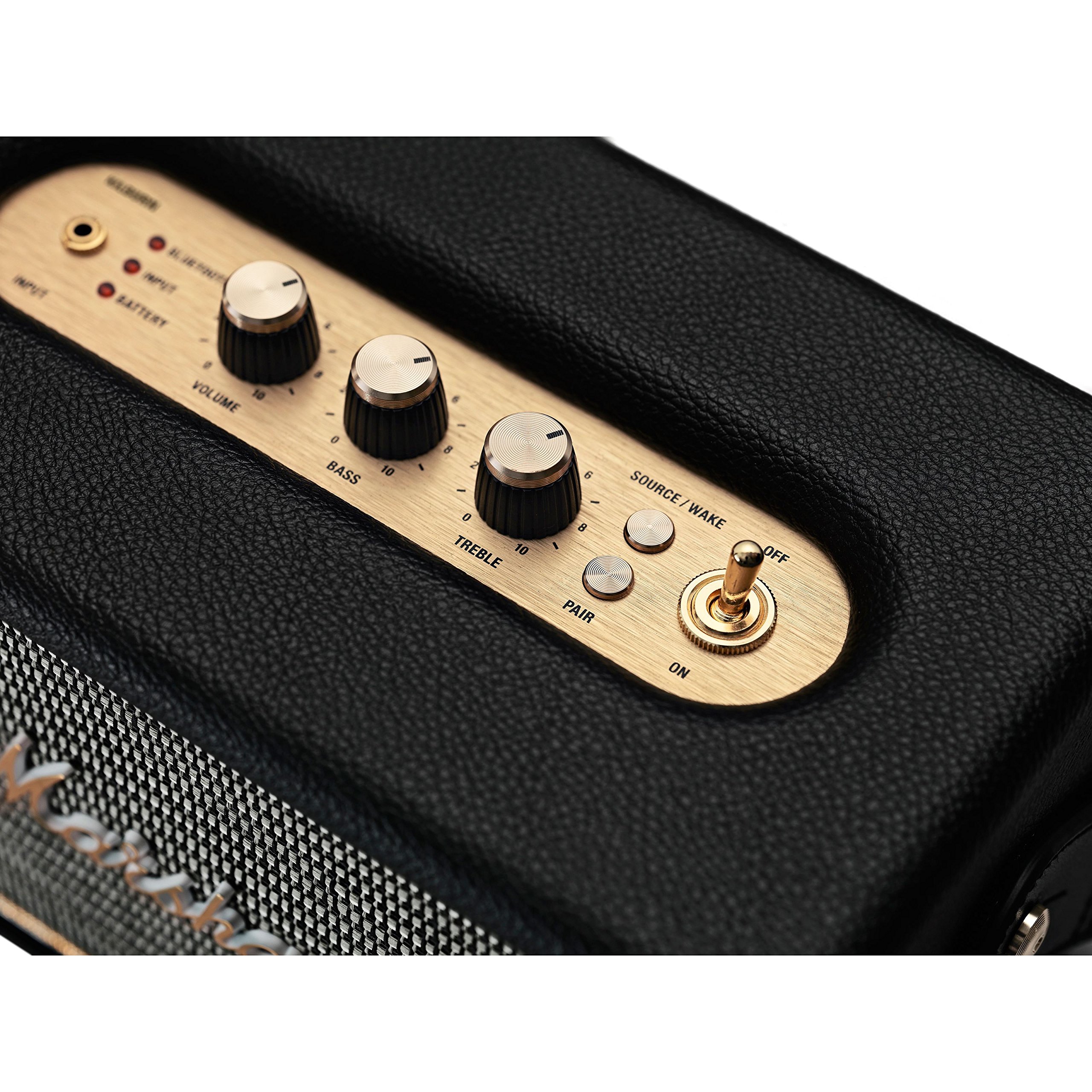 Marshall Speaker Kilburn Portatile a Batteria Bluetooth per MP3/Smartphone, Nero