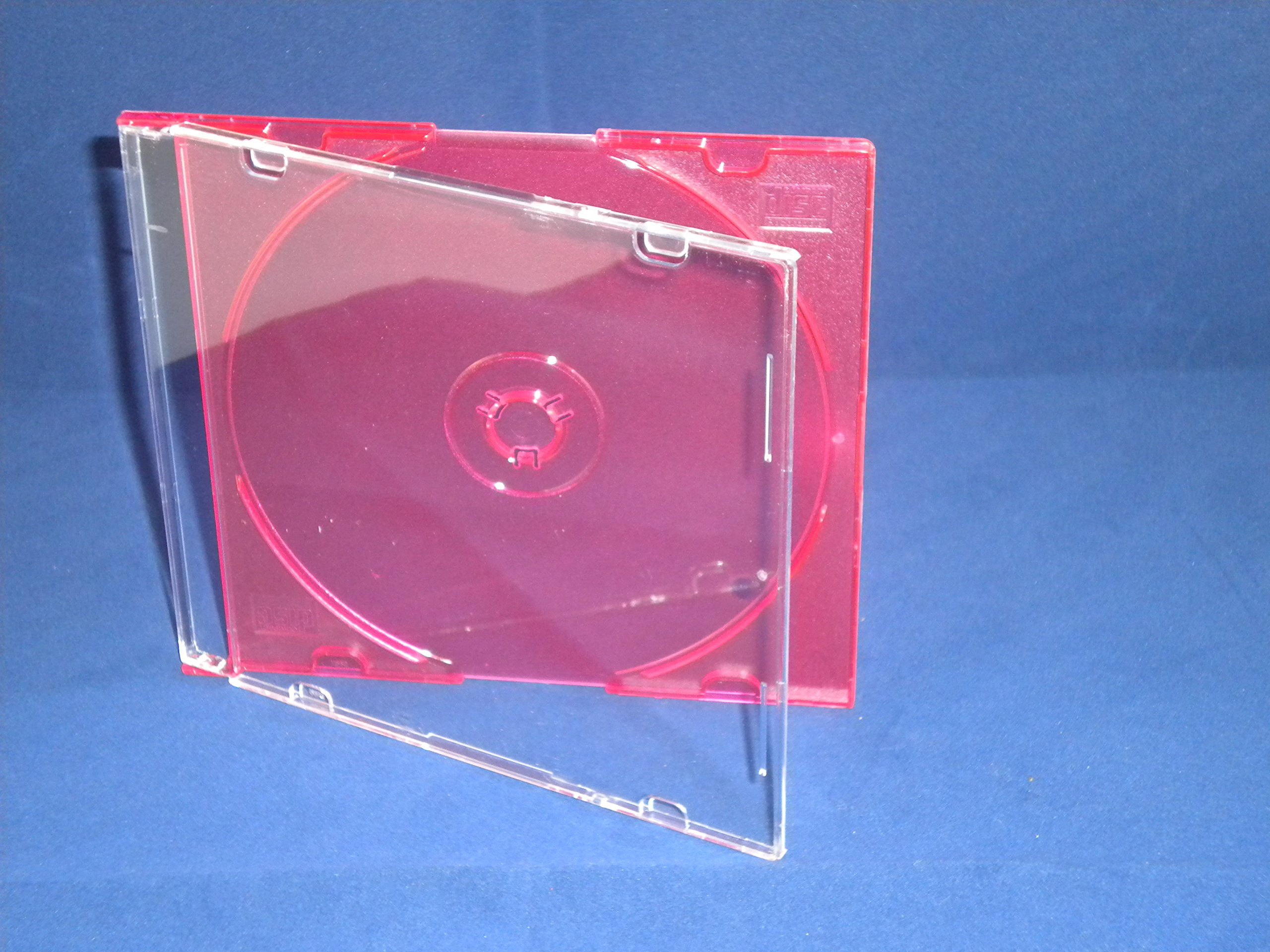 Dragon Trading® - Estuche delgado para CD/DVD (5,2 mm, varios colores, 50 unidades)