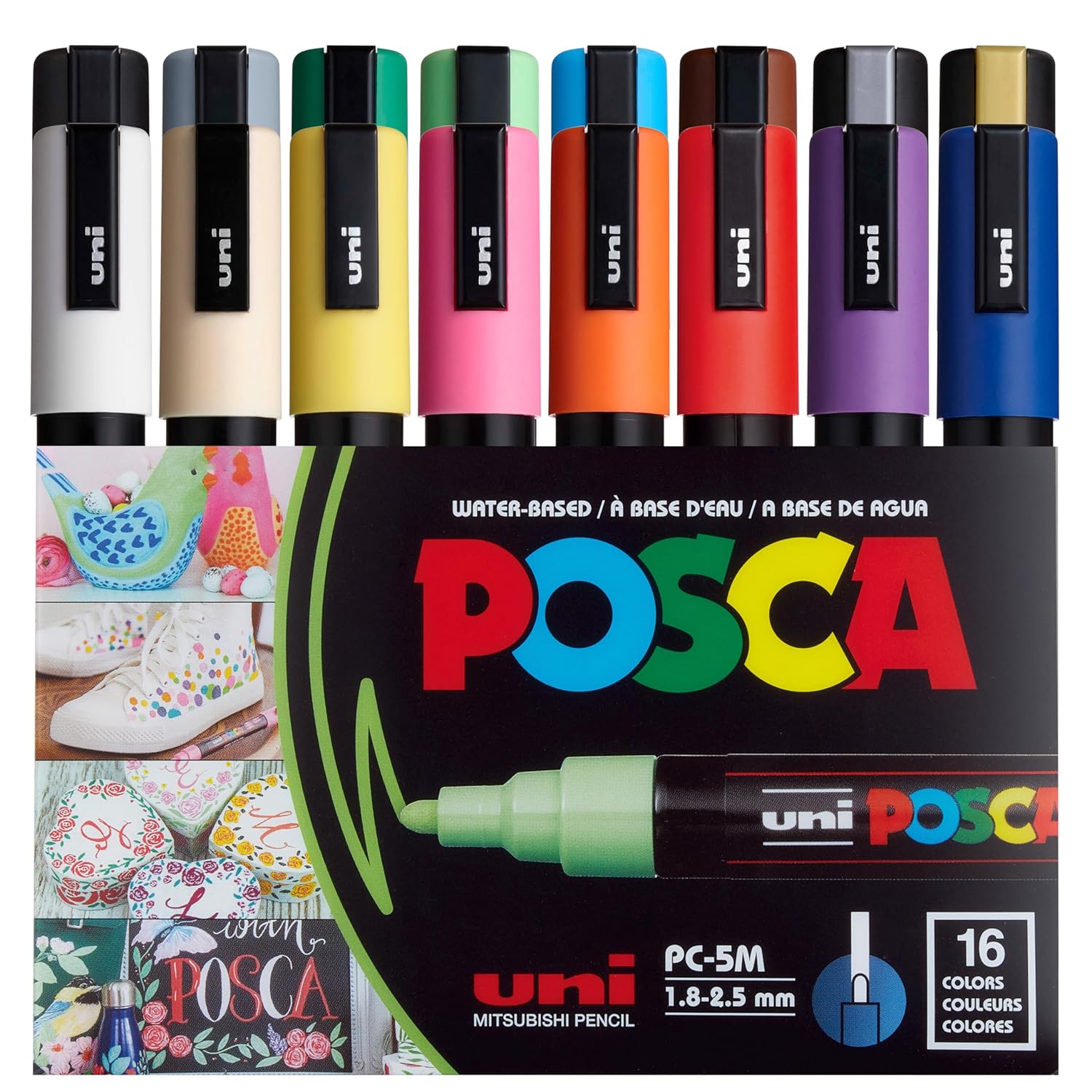 Posca Paint Marker PC-5M Medium Bullet Standard...