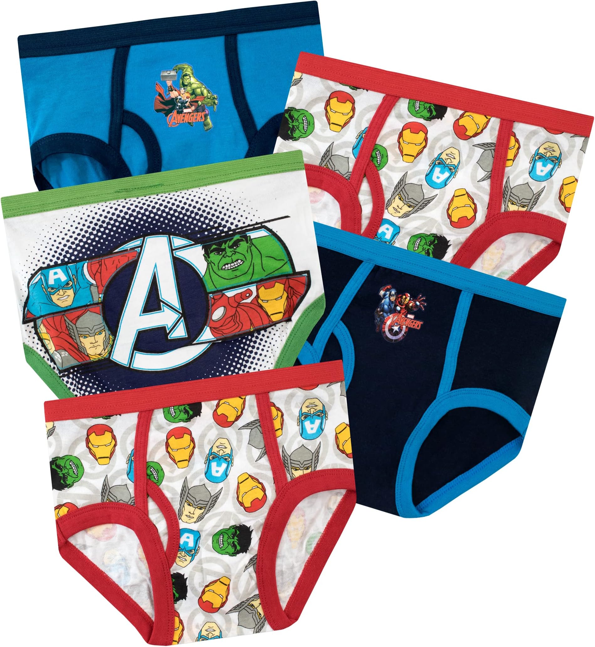 Marvel Boys Avengers Briefs 5 Pack