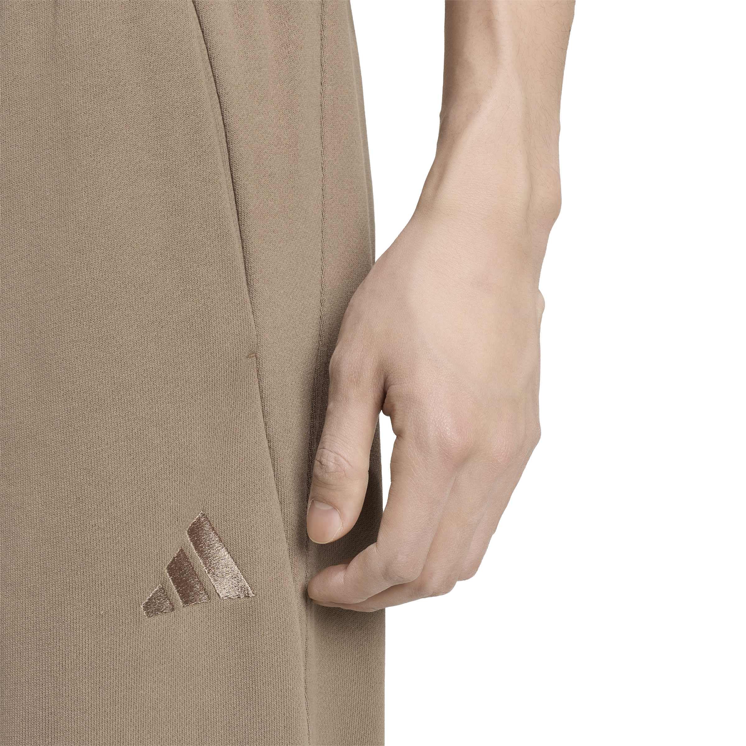 adidas Mezczyzni Adidas Kit Small Logo Wide Pants, Khaki Six, XXL