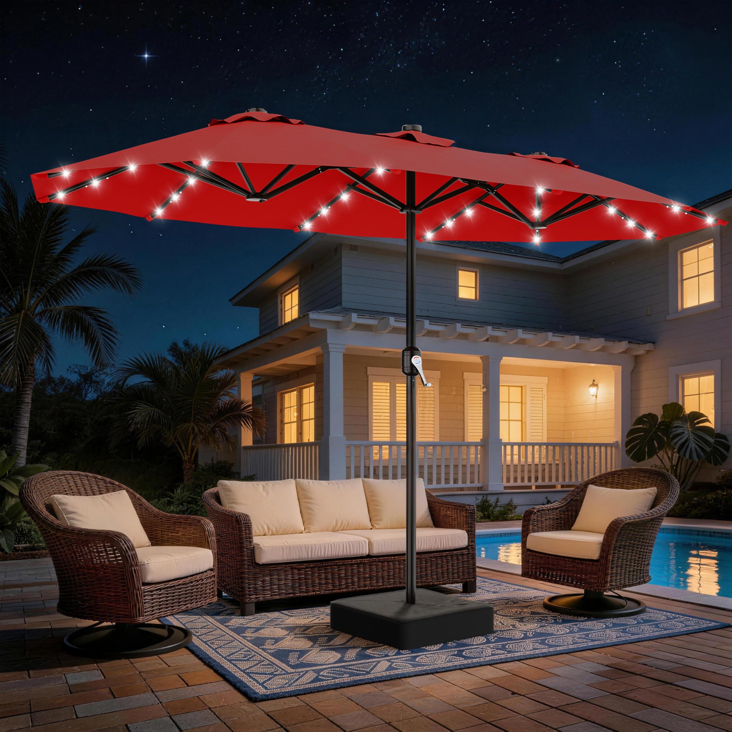 AreShark 13 FT Patio Umbrella