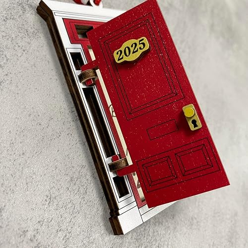 Miniatura 8 de V VIBEPY Adorno para el hogar 2025, regalos de inauguración de la casa, nuevo hogar, nueva casa primera Navidad, adorno de 5 capas, regalos de